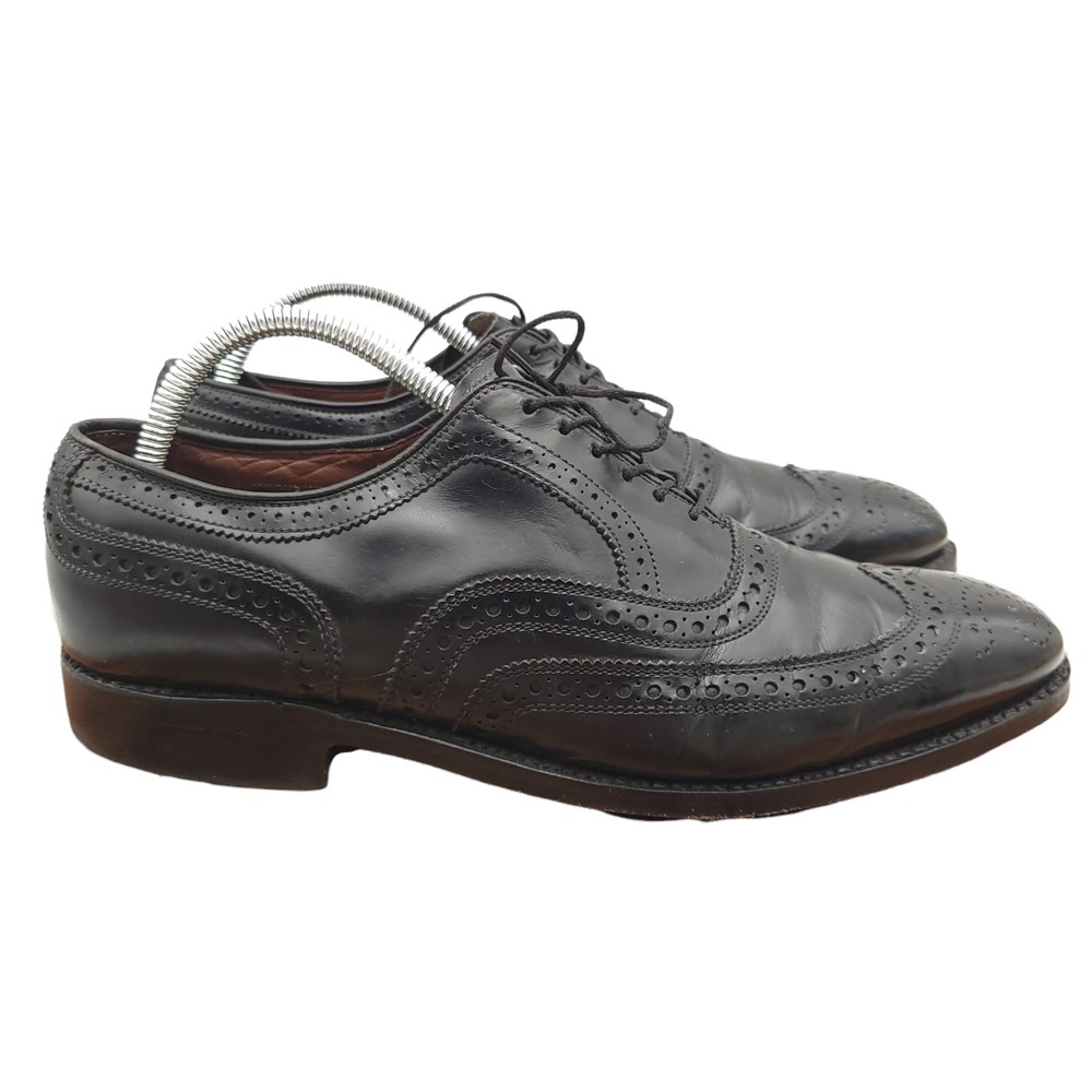 Toro Oxford‎ Dress Shoes Mens Size 9 B Black Leather Wing Tip Brogue 85220